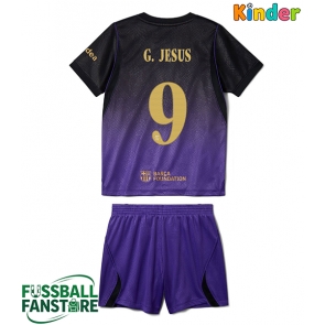 Barcelona Gabriel Jesus #9 Replik Auswärtstrikot Kinder 2026-27 Kurzarm (+ Kurze Hosen)